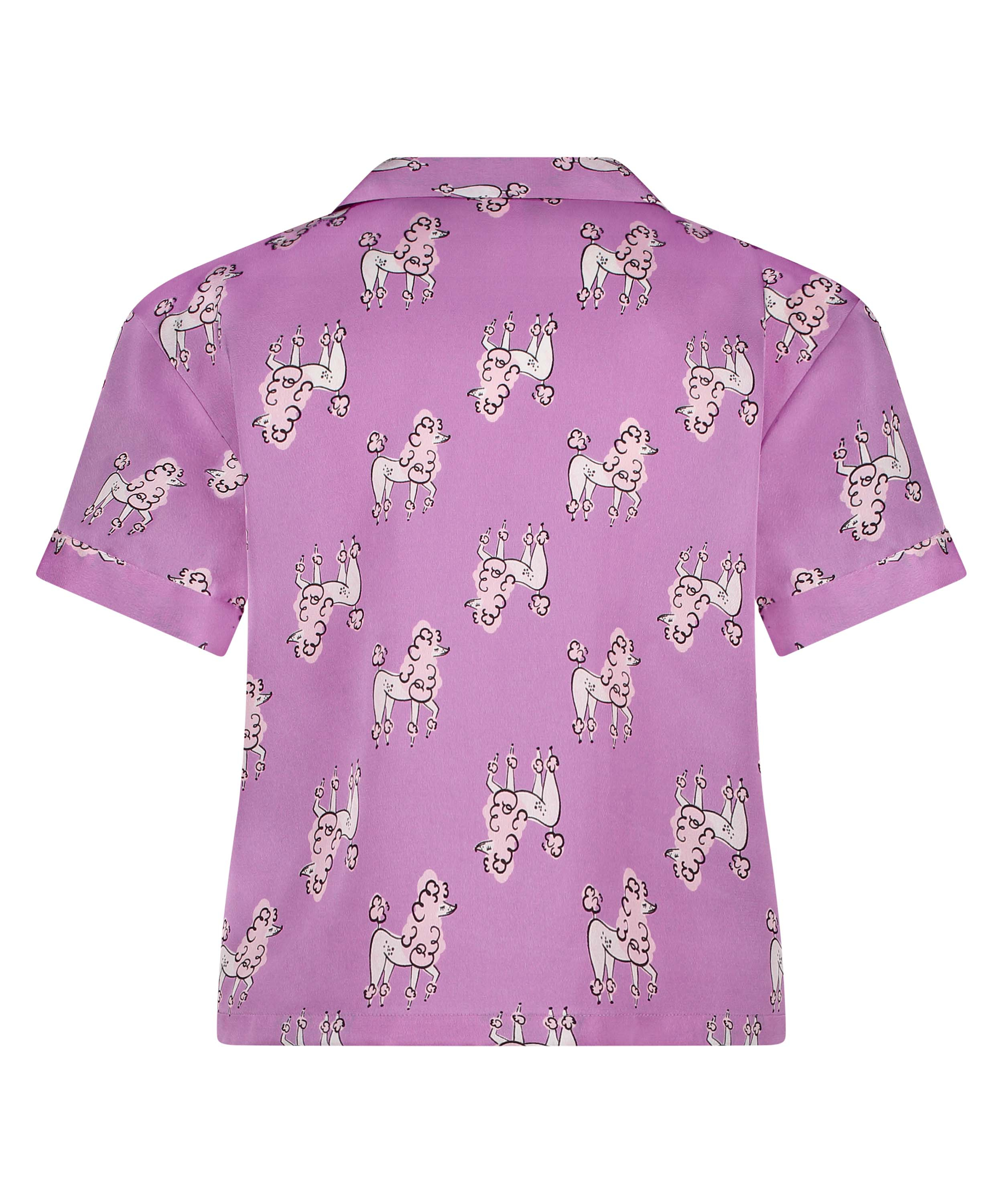 Σατέν Κοντομάνικο Τοπ Satin Dogs