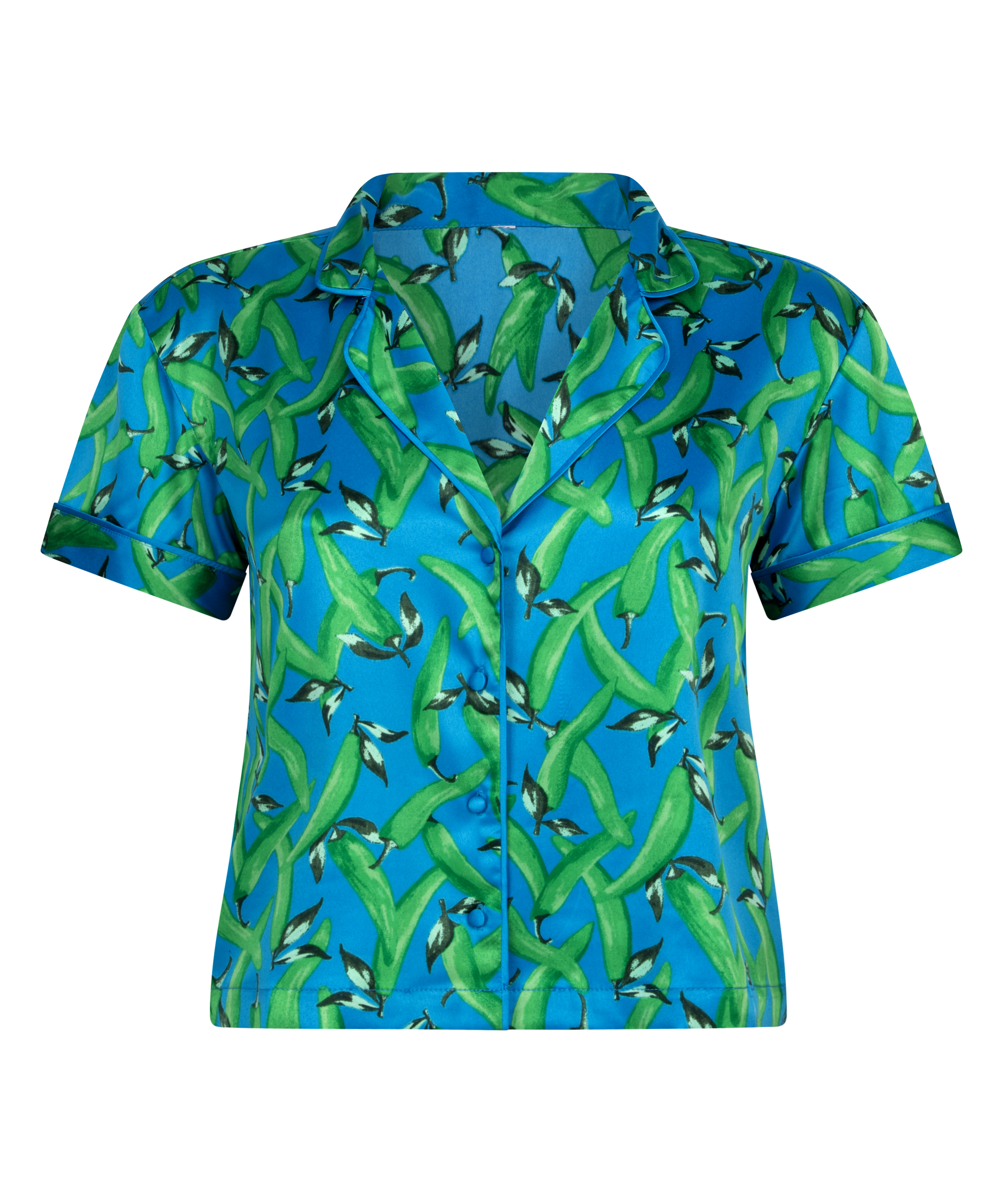 Σατέν Κοντομάνικο Τοπ Satin Peppers