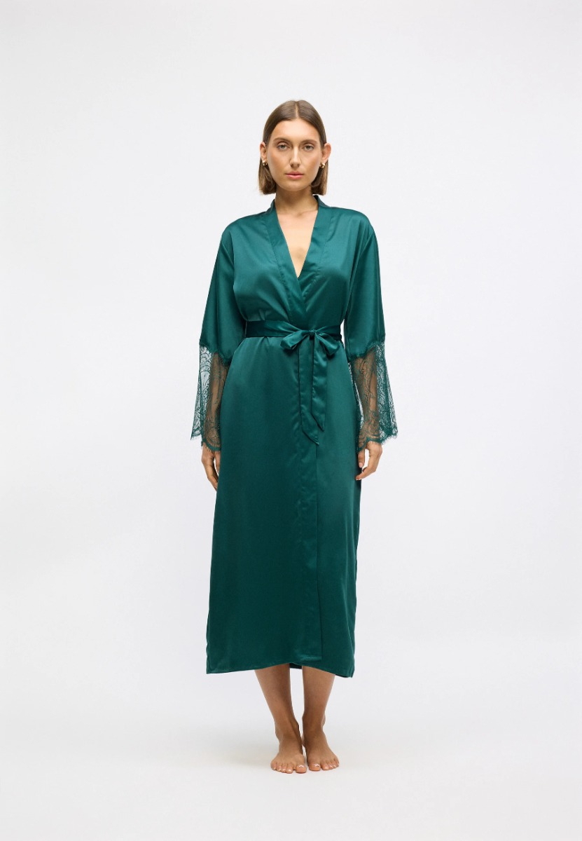 Μακρύ Σατέν Κιμονό